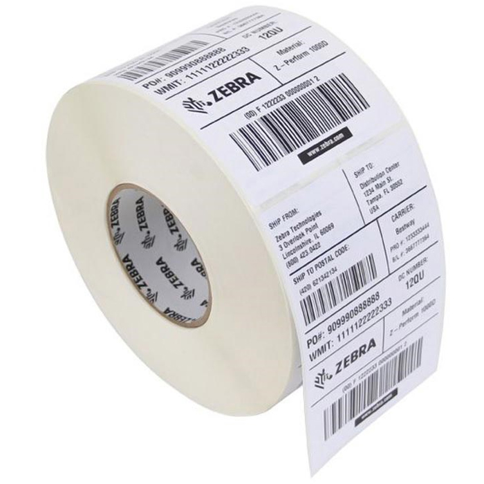 Zebra 0261 050d Z Ultimate 3000t 102 X 51mm Premium Gloss White Label 0261 050d