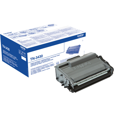 Brother TN-3430 Black Toner Cartridge (3,000 Pages)