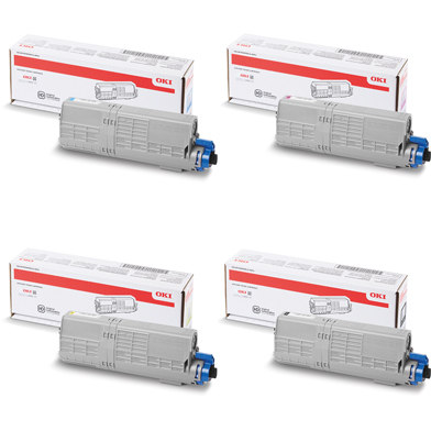 OKI Toner Value Pack CMY (6,000) + K (7,000)