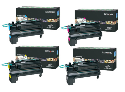 Lexmark X792 X792X1 Hi-Cap Toner Rainbow Pack CMYK (20K)