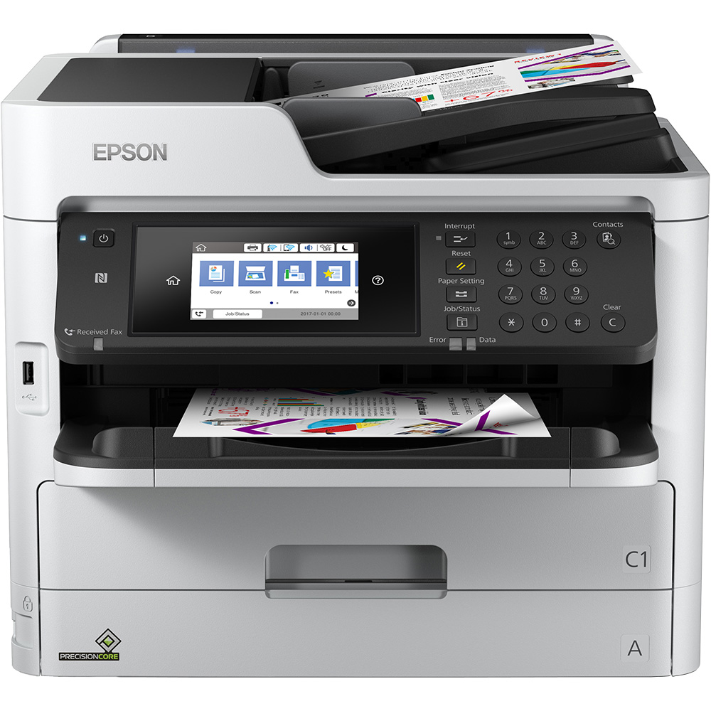 Epson Workforce Pro Wf C5710dwf Colour Multifunction Inkjet Printer C11cgby Epson Workforce Pro Wf C5710dwf Colour Multifunction Inkjet Printer C11cgby