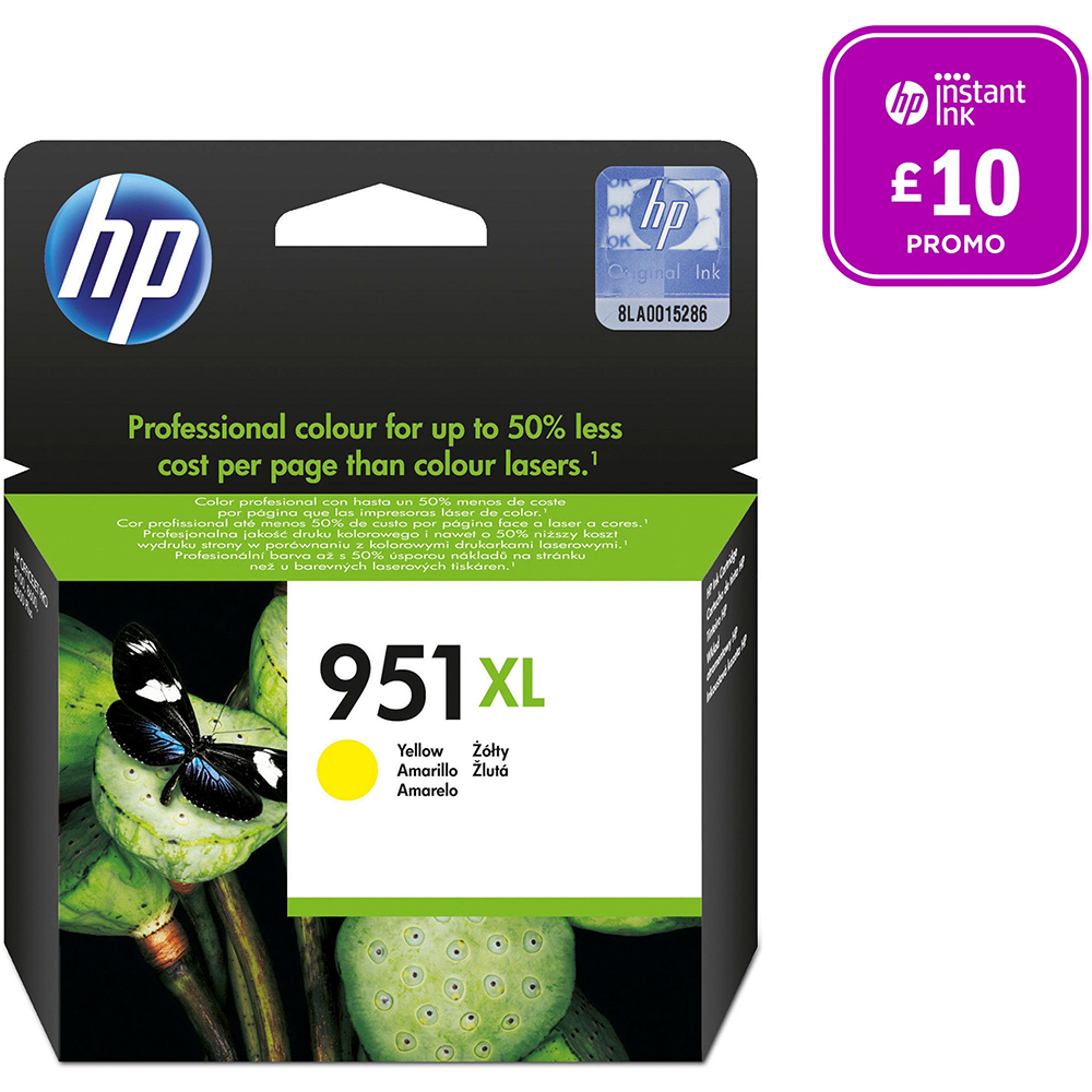 Hp Cn048ae No 951xl Yellow Ink Cartridge 1 500 Pages