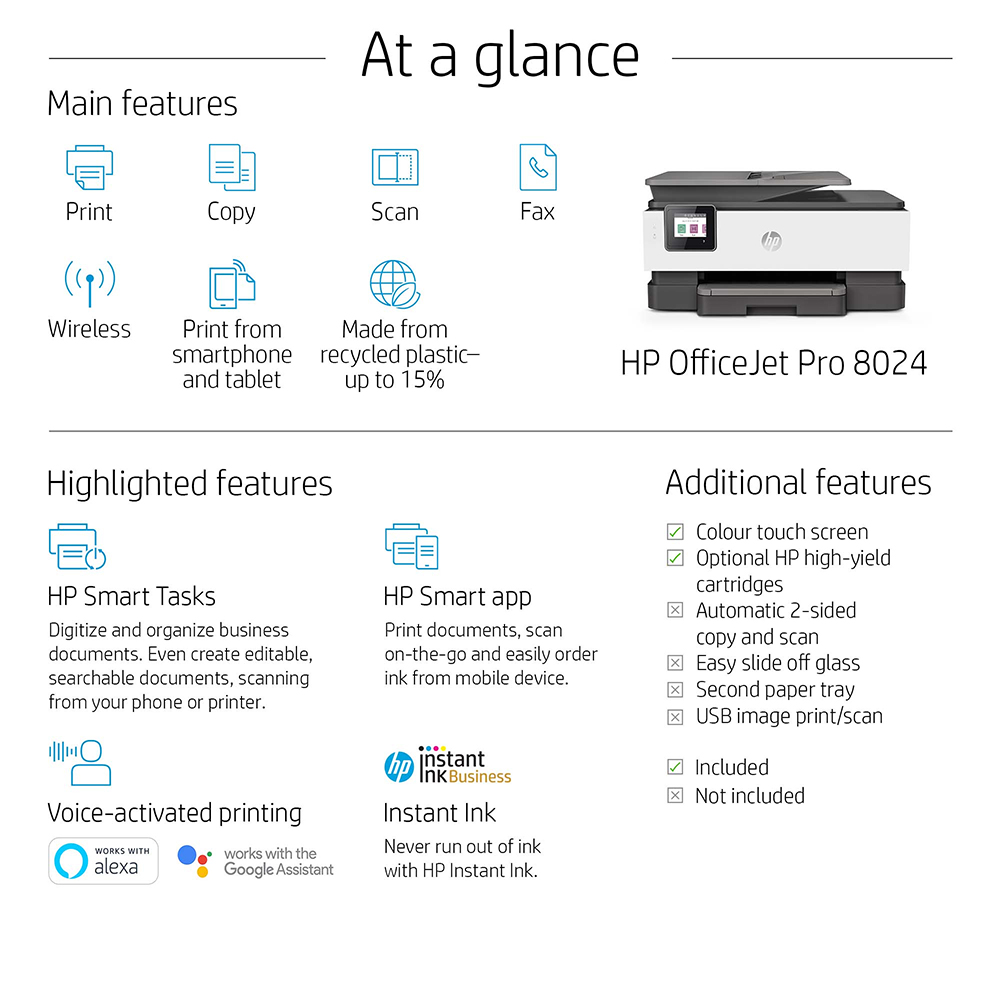 hp officejet pro 8024 printer