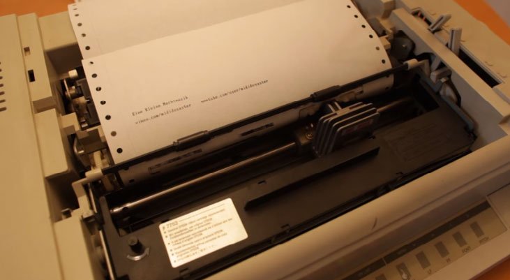 dot matrix printer