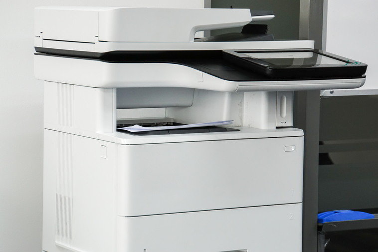 a laser printer