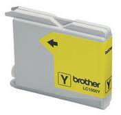 Brother LC1000Y Yellow Ink Cartridge (400 Pages)