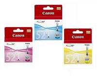 Canon 2934B007AA CYM CLI-521 Ink Cartridges Pack( 3x9ml )