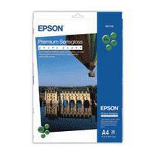 Epson A4 Premium SemiGloss Photo Paper (20 Sheets) C13S041332