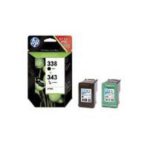 HP 338/343 Inkjet Print Cartridges (Combo-Pack)