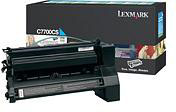 Lexmark 00C7700CS Cyan Return Program Toner Cartridge (6,000 Pages)