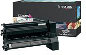 Lexmark 00C7700MS Magenta Return Program Toner Cartridge (6,000 Pages)