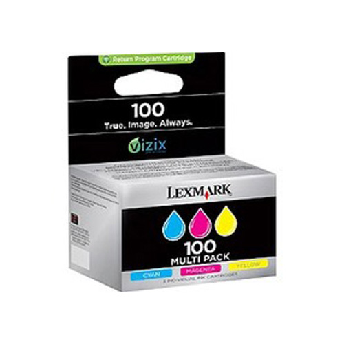 Lexmark No.100 3-Pack (Cyan/Magenta/Yellow) Ink Cartridges