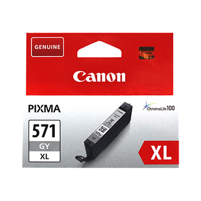 Canon 0335C001AA CLI-571XLGY High Yield Grey Ink Cartridge