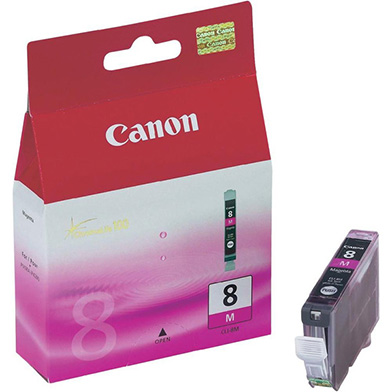 Canon 0622B001 Magenta CLI-8M Ink Cartridge (490 pages)