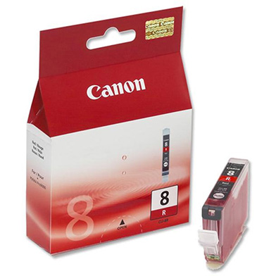 Canon 0626B001 CLI-8R Photo Ink Cartridge (Red)