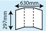 A4 Pre-Creased Tri-Fold (portrait) (100 Shts)