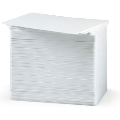 Zebra 104523-117 Premier (PVC) Blank White Cards (Writable Back)