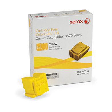 Xerox 108r00956 Solid Ink Yellow 6pk (17,300 Pages)