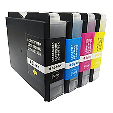 Compatible Brother Ink Cartridge Multipack CMY (400 Pages) K (500 Pages) Pack qty 4