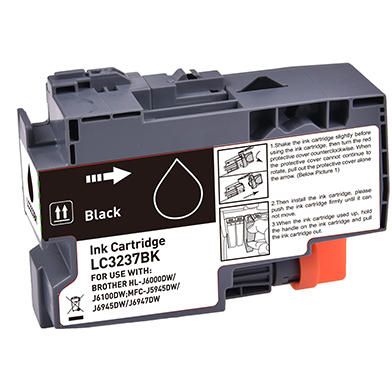 Compatible Brother LC-3237 High Yield Black Ink Cartridge (3,000 Pages)