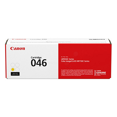 Canon 1247C002AA 046 Yellow Toner Cartridge (2,300 Pages)