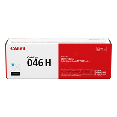Canon 1253C002AA 046H High Capacity Cyan Toner Cartridge (5,000 Pages)