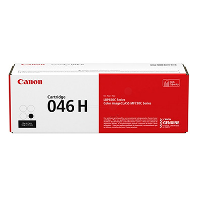 Canon 1254C002AA 046H High Capacity Black Toner Cartridge (6,300 Pages)