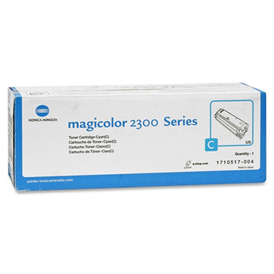 Konica Minolta 1710517-004 Cyan Toner Cartridge (1,500 Pages)