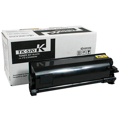 Kyocera 1T02HG0EU0 TK-570K Black Toner Kit (16,000 pages)