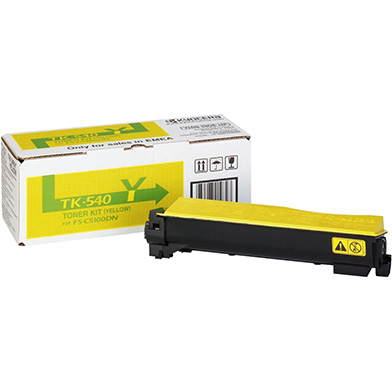 Kyocera 1T02HLAEU0 TK-540Y Yellow Toner Cartridge (4,000 Pages)