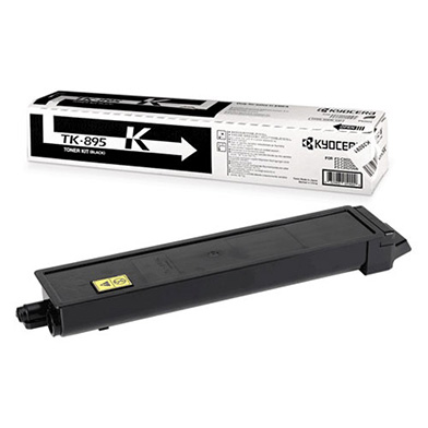 Kyocera 1T02K00NL0 TK-895K Black Toner Cartridge (12,000 Pages)