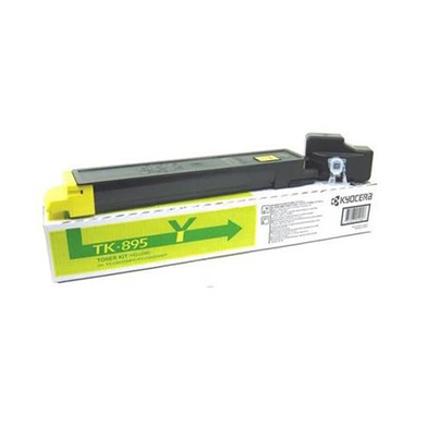 Kyocera 1T02K0ANL0 TK-895Y Yellow Toner Cartridge (6,000 Pages)
