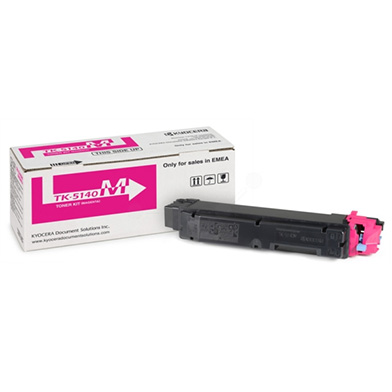 Kyocera 1T02NRBNL0 TK-5140M Magenta Toner Cartridge (5,000 Pages)