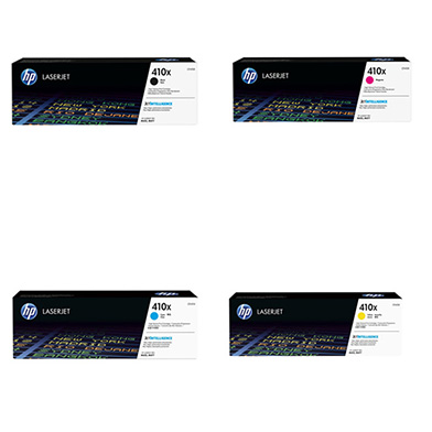 HP  410X Toner Value Pack (CMY-5,000 Pages, K-6,500 Pages)