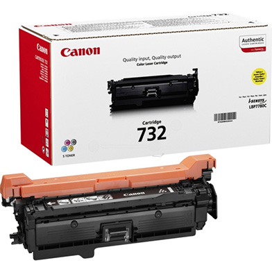 Canon 6260B002 Yellow 732 Toner Cartridge (6,400 Pages)