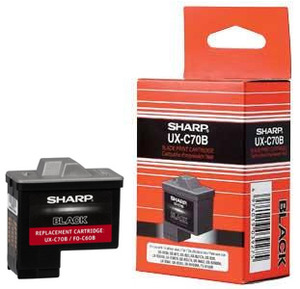 Sharp UX-C70B Black Ink Cartridge (500 Pages)