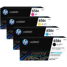 HP 656X Toner Value Pack K (27,000 Pages) CMY (22,000 Pages)