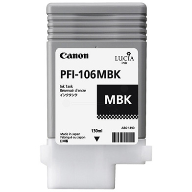 Canon 6620B001 PFI-106MBK Matte Black Ink Cartridge (130ml)