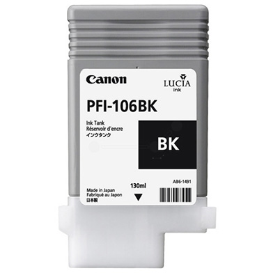 Canon 6621B001 PFI-106BK Black Ink Cartridge (130ml)
