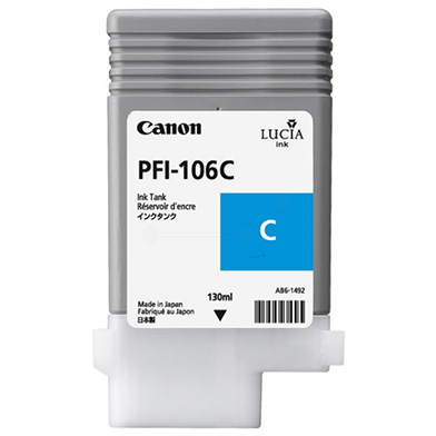 Canon 6622B001 PFI-106C Cyan Ink Cartridge (130ml)
