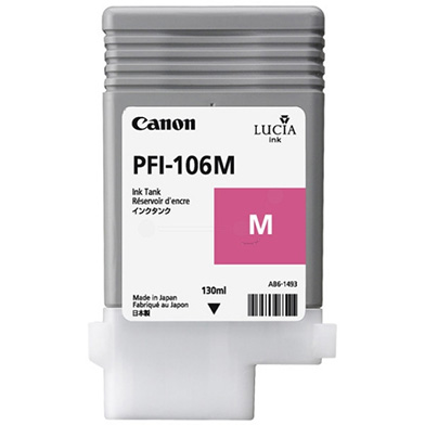 Canon 6623B001AA PFI-106M Magenta Ink Cartridge (130ml)