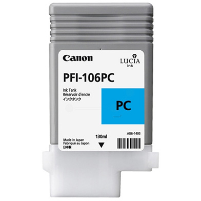 Canon 6625B001AA PFI-106PC Photo Cyan Ink Cartridge (130ml)