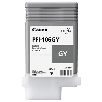 Canon 6630B001AA PFI-106GY Grey Ink Cartridge (130ml)