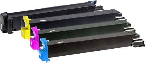 Konica Minolta 8938 Toner Rainbow Pack CMY (12,000 pages) + Black (15,000 pages)