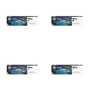 HP  981Y Extra High Yeild Ink Value Pack K (20,000 Pages) CMY (16,000 Pages)
