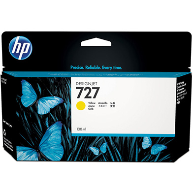 HP B3P21A 727 Yellow DesignJet Ink Cartridge (130ml)