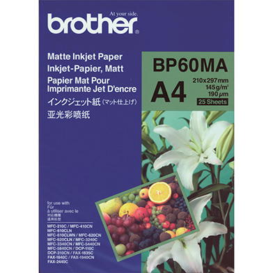 Brother BP60MA A4 Matte Inkjet Paper (25 Sheets)