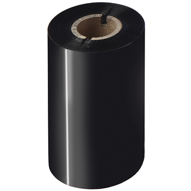 Brother BWS1D300110 BWS-1D300-110 Standard Wax Thermal Transfer Black Ink Ribbon (110mm)