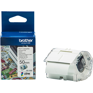 Brother CZ-1005 50mm Continuous Label Roll (FULL COLOUR) 