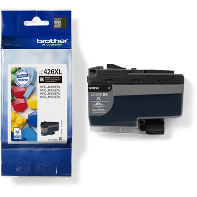 Brother LC426XLBK LC-426XLBK High Yield Black Ink Cartridge (6,000 Pages)